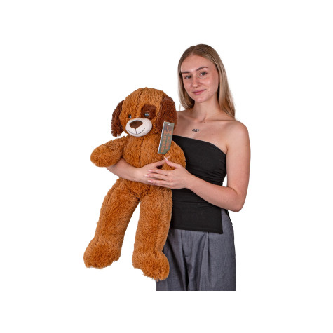 Plyšový Pes tmavě hnědý 80 cm ~ 2