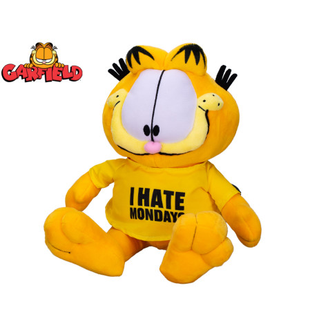 Plyšový Garfield sedící - I hate Mondays 24 cm ~ 1