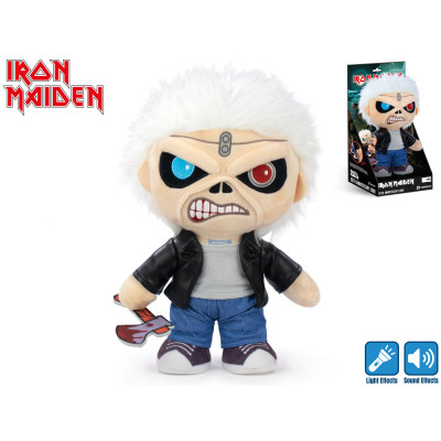 Plyšový Iron Maiden Eddie se světlem a zvukem 26 cm