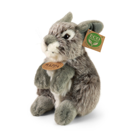Rappa Plyšový zajíc šedý sedící 20 cm ECO-FRIENDLY ~ 1