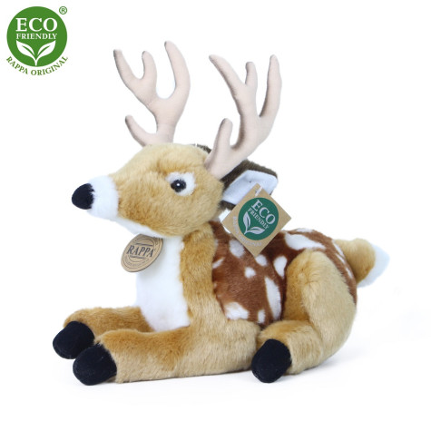 Rappa Plyšový jelen/koloušek ležící 21 cm ECO-FRIENDLY ~ 1