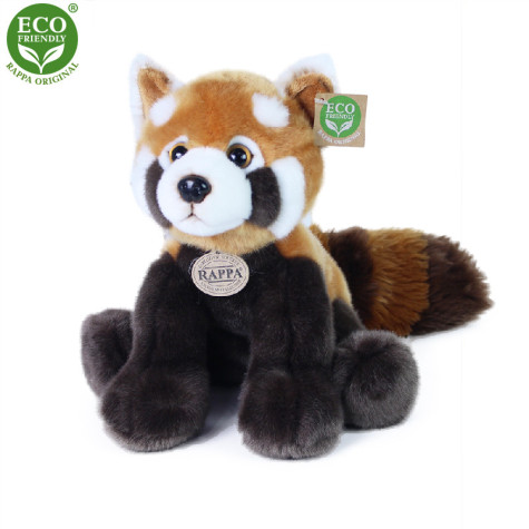 Rappa Plyšová panda červená stojící 28 cm ECO-FRIENDLY ~ 1