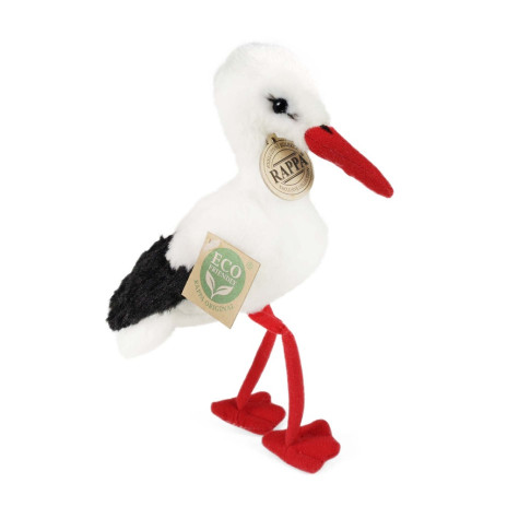 Rappa Plyšový čáp 14 cm ECO-FRIENDLY ~ 3