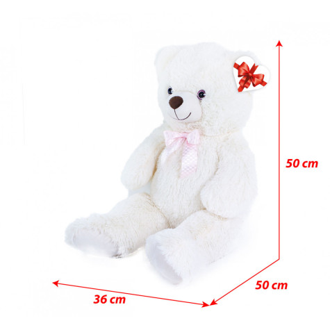 Rappa Plyšový medvěd Lily 78 cm krémově bílý s visačkou ~ 4