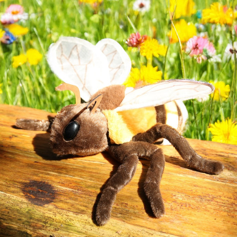 Rappa Plyšová včela 20 cm ECO-FRIENDLY ~ 6