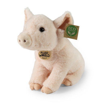 Rappa Plyšové prase 28 cm ECO-FRIENDLY PLUSH WORLD