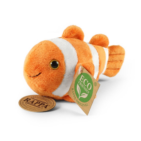 Rappa Plyšová ryba klaun očkatý 14 cm ECO-FRIENDLY ~ 1