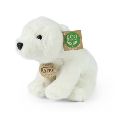 Rappa Plyšový mědvěd lední sedící 20 cm ECO-FRIENDLY ~ 1