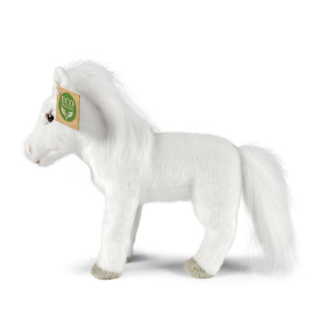 Rappa Plyšový kůň bílý 24 cm ECO-FRIENDLY ~ 3