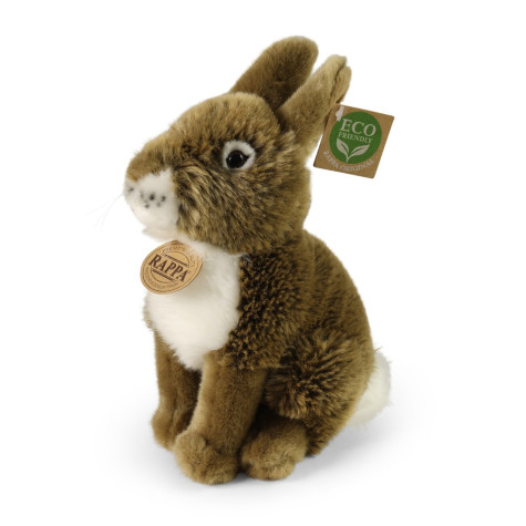Rappa Plyšový zajíc hnědý 20 cm ECO-FRIENDLY ~ 1