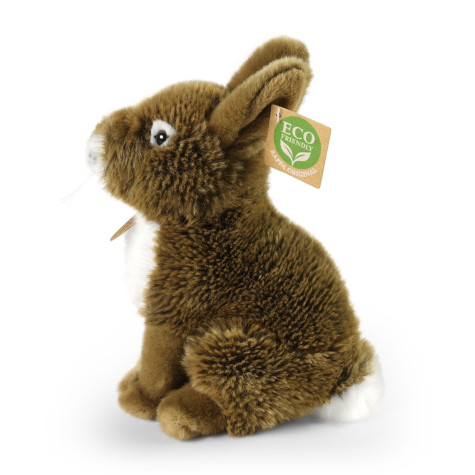 Rappa Plyšový zajíc hnědý 20 cm ECO-FRIENDLY ~ 3