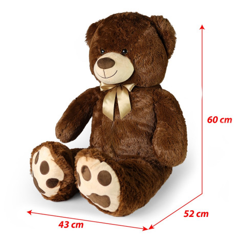 Rappa Velký plyšový medvěd Štefan s visačkou 100 cm ~ 5