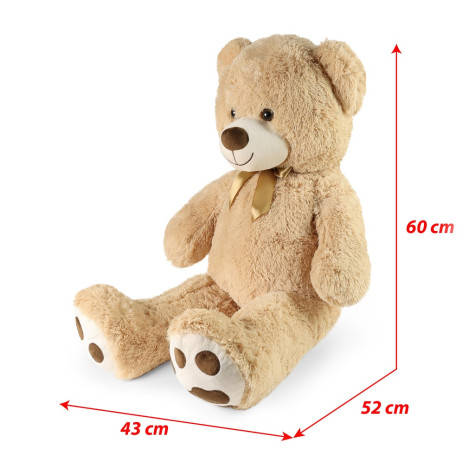 Rappa Velký plyšový medvěd Fido s visačkou 100 cm ~ 3