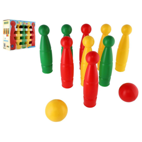 Wader Kuželky plast 24cm 9ks + 2 míčky ~ 1