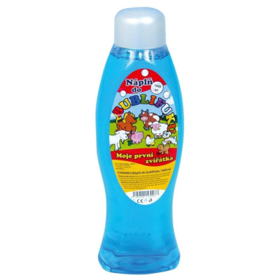 Teddies Náplň do bublifuku 1 litr Moje první zvířátka