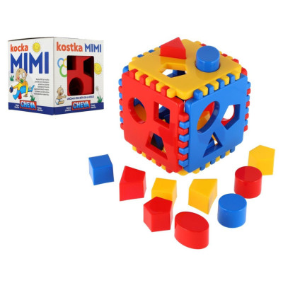 Chemoplast Vkládací kostka Mimi 1 plast 12,5x12,5x12,5cm 6m+