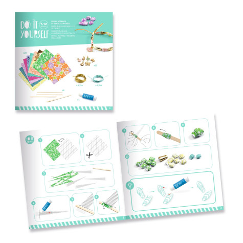 Djeco DIY Vyrob si sám Papírové korálky a náramky ~ 5
