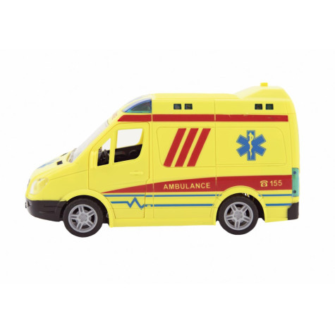 Auto ambulance na setrvačník se zvukem a světlem ~ 1