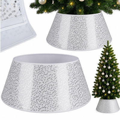 Vánoční obal pod stromeček 60x22cm stříbrný Ruhhy 25361