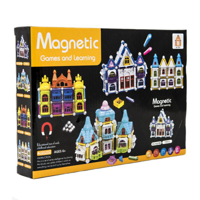 Magnetická stavebnice domeček 75 dílů