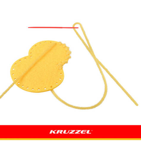 DIY sada vyšívání vlastní klíčenky 12 ks Kruzzel 28131 ~ 3