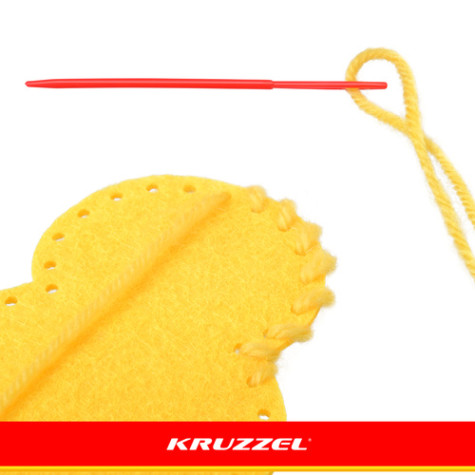 DIY sada vyšívání vlastní klíčenky 12 ks Kruzzel 28131 ~ 5