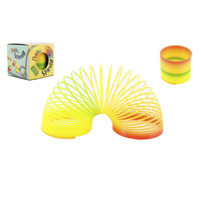 Teddies Duhová spirála pružina průměr 7,5cm