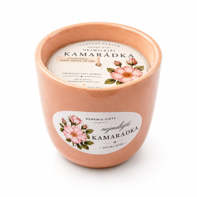 Keramická vonná svíčka 200 g - Nejmilejší kamarádka