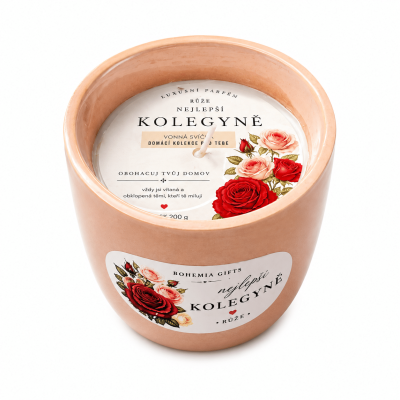 Keramická vonná svíčka 200 g - Nejlepší kolegyně