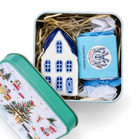 Vánoční plechový box XS - Pro paní učitelku MŠ ~ 2