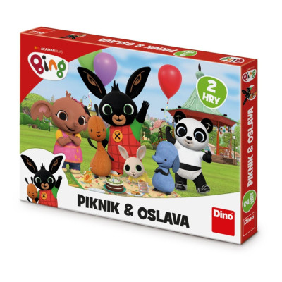 Dino Bing hra: Piknik a oslava