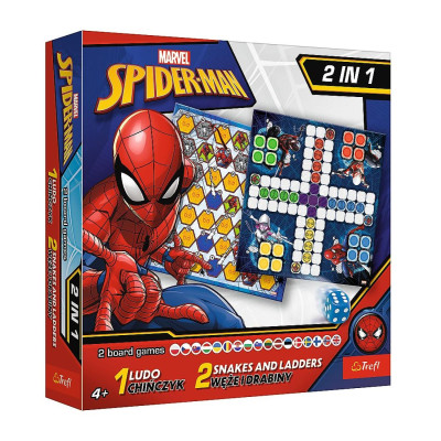 Trefl Soubor her 2v1 Spider-Man: Člověče, nezlob se a Hadi a žebříky