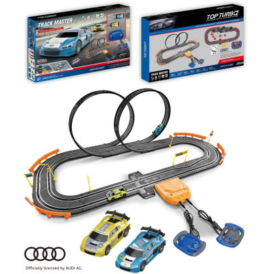 MaDe Autodráha Audi R8 LMS GT3 EVO II 400 cm se 2 lopingy, 2 auta 1:64