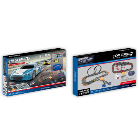 MaDe Autodráha Audi R8 LMS GT3 EVO II 400 cm se 2 lopingy, 2 auta 1:64 ~ 3