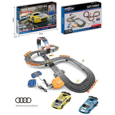 MaDe Autodráha Audi R8 LMS GT3 EVO II 750 cm s lopingem, 2 auta 1:64