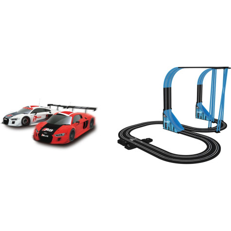 MaDe Autodráha 600 cm se 2 lopingy, 2 závodní auta, Turbo ovladače ~ 2