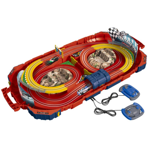 MaDe Autodráha v přenosném kufříku se 2 formulemi 1:64, USB napájení ~ 2