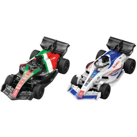 MaDe Autodráha v přenosném kufříku se 2 formulemi 1:64, USB napájení ~ 3