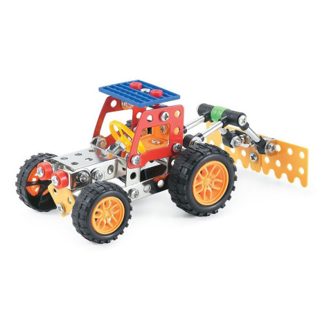 MaDe Malý mechanik - Traktor s příslušenstvím 4v1 161 ks ~ 2