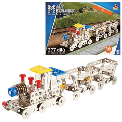 MaDe Malý mechanik - Vlaková souprava 277 ks