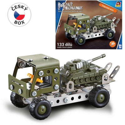 MaDe Malý mechanik - Vojenské auto 133 ks