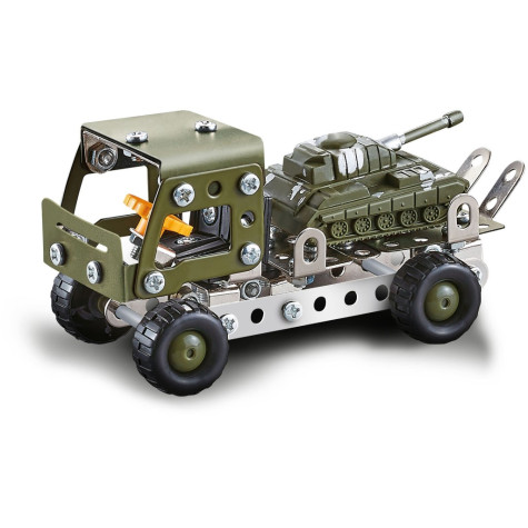 MaDe Malý mechanik - Vojenské auto 133 ks ~ 2