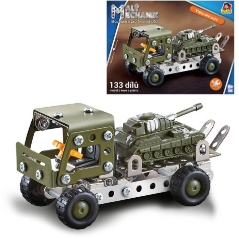 MaDe Malý mechanik - Vojenské auto 133 ks ~ 4