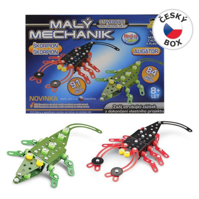 MaDe Malý mechanik - Škorpión 91 ks a Aligátor 84 ks