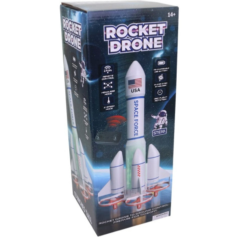 MaDe RC Létající raketa dron 2,4 GHz, 33 cm ~ 3