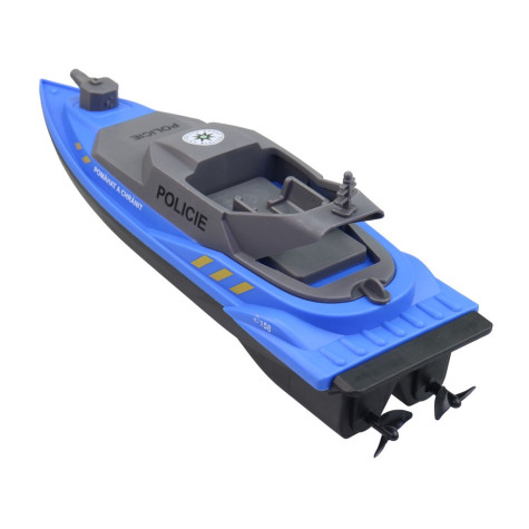 MaDe RC Policejní člun se stříkáním vody 2,4 GHz ~ 3