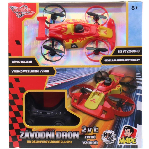 MaDe RC Závodní formule a dron 2v1 2,4 GHz ~ 4