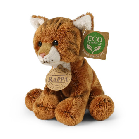 Rappa Plyšová kočka rezavá sedící 14 cm ECO-FRIENDLY ~ 1