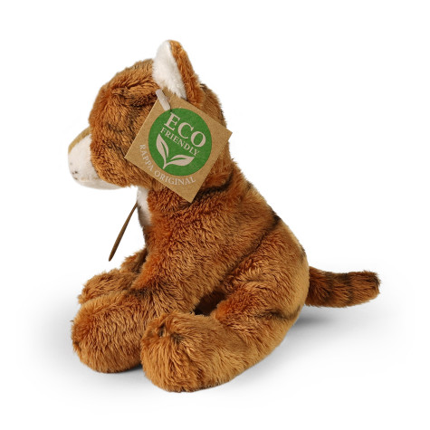 Rappa Plyšová kočka rezavá sedící 14 cm ECO-FRIENDLY ~ 3