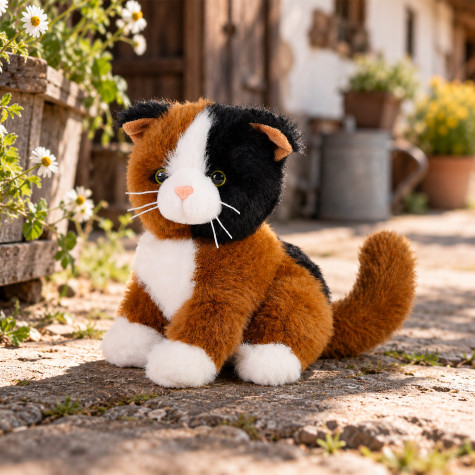 Rappa Plyšová kočka 20 cm ECO-FRIENDLY PLUSH WORLD ~ 4
